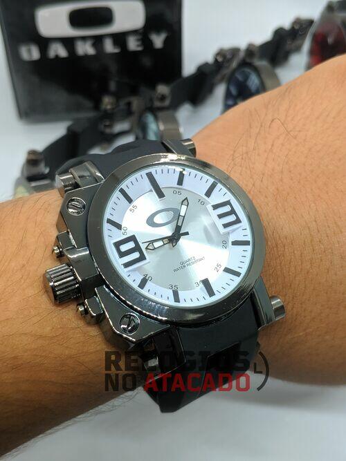 Relógio Oakley Gearbox Titanium Branco