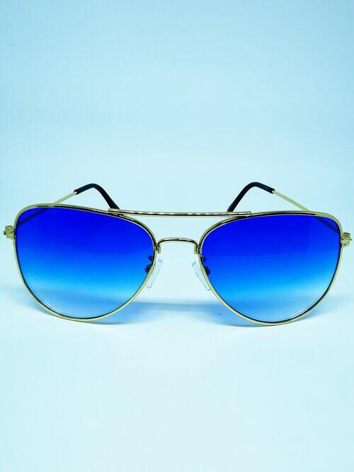 Óculos Ray Ban Round Aviador Prata / Azul