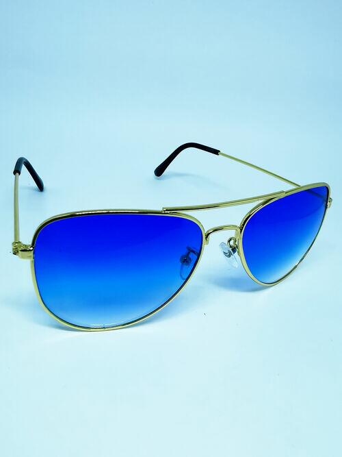 Óculos Ray Ban Round Aviador Prata / Azul