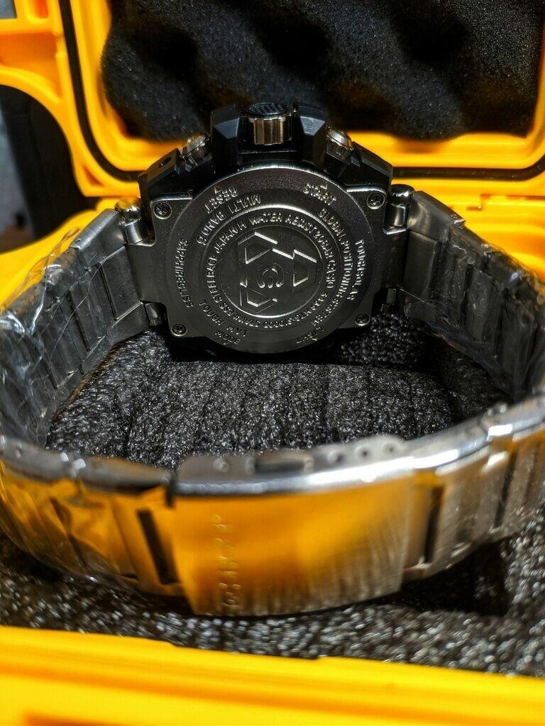 G-shock mudmaster GW1000 Preto P/ Azul a prova dagua