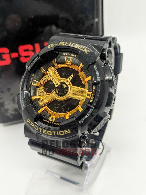 Relógio G-Shock GA110 Preto / Dourado - 100% Funcional