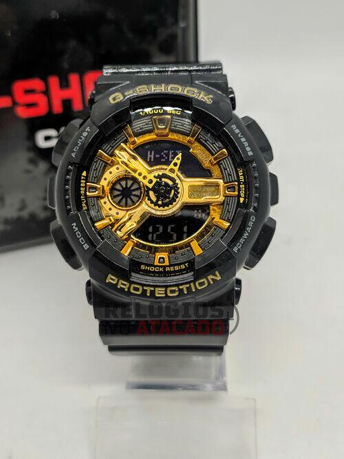 Relógio G-Shock GA110 Preto / Dourado - 100% Funcional
