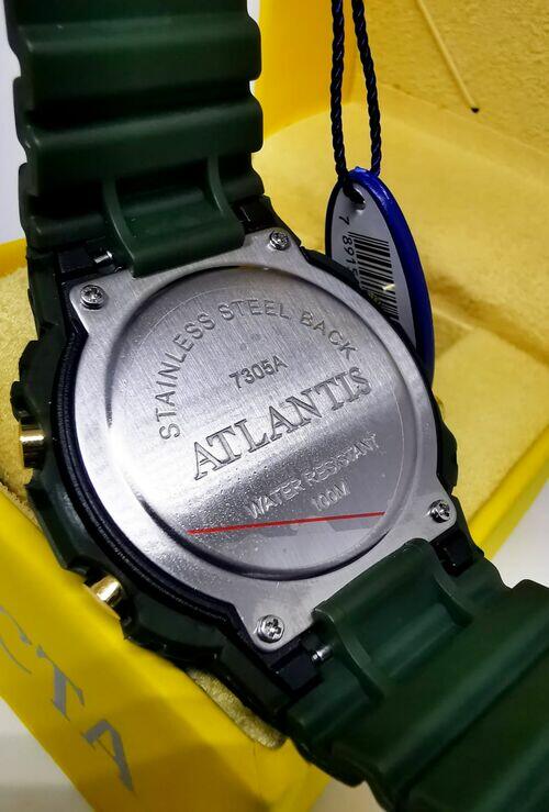 Relógio Masculino MIlitar Atlantis T-Force Blindage a prova dagua