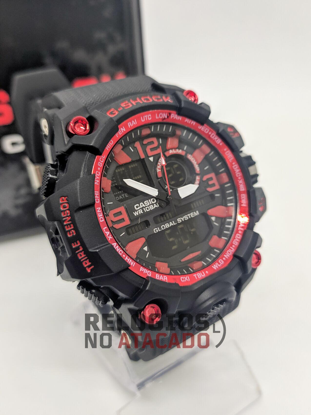 Relógio G-Shock Mudmaster Preto/Vermelha - 100% Funcional a