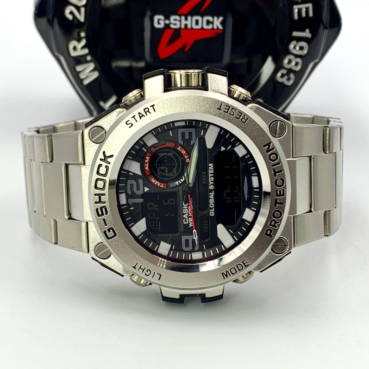 Gーショック Comprar G-Shock Metal Tokyo - Pulseira de metal Prata A prova dagua