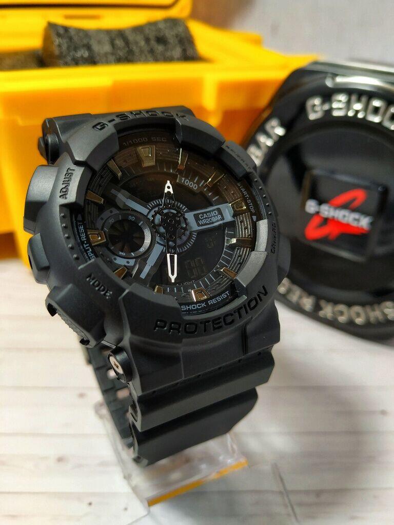 G-shock mudmaster GW1000 Preto / Vermelho a prova dagua