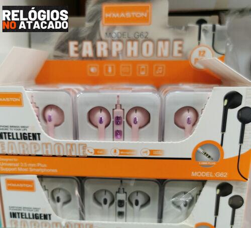 Fone De Ouvido In-ear Com Fio Hmaston Original G62 3.5mm plug