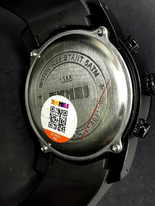 Relógio masculino SKMEI 3 Time Display Men Digital Watch Relógios de pulso