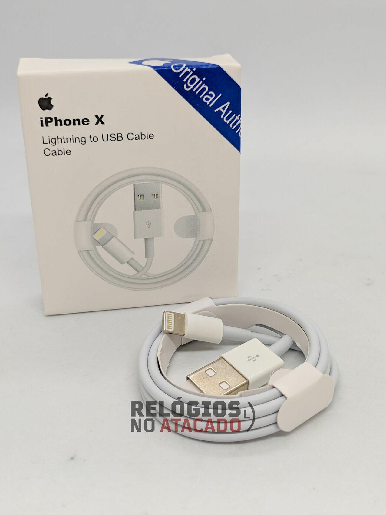 Comprar Cabo USB Iphone - R$10,00 - Rélógios no Atacado