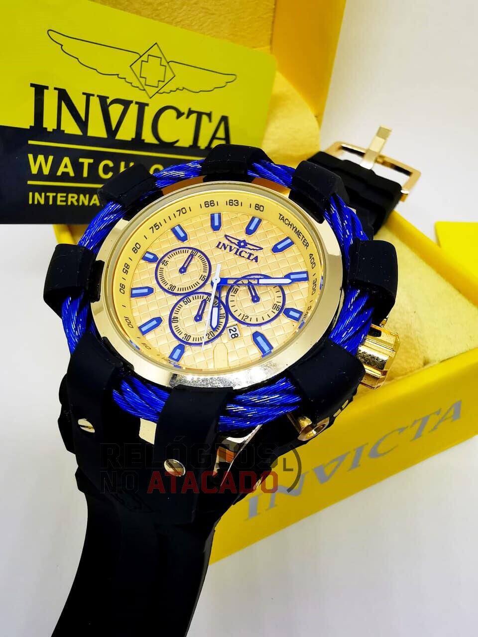 invicta bolt dourado