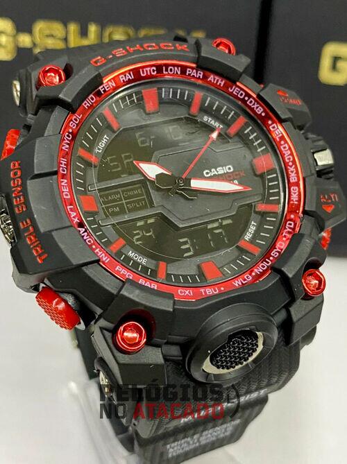 g shock mudmaster vermelho