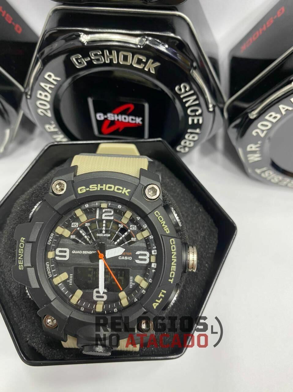 G-Shock Mudmaster Black Out Preto/Bege