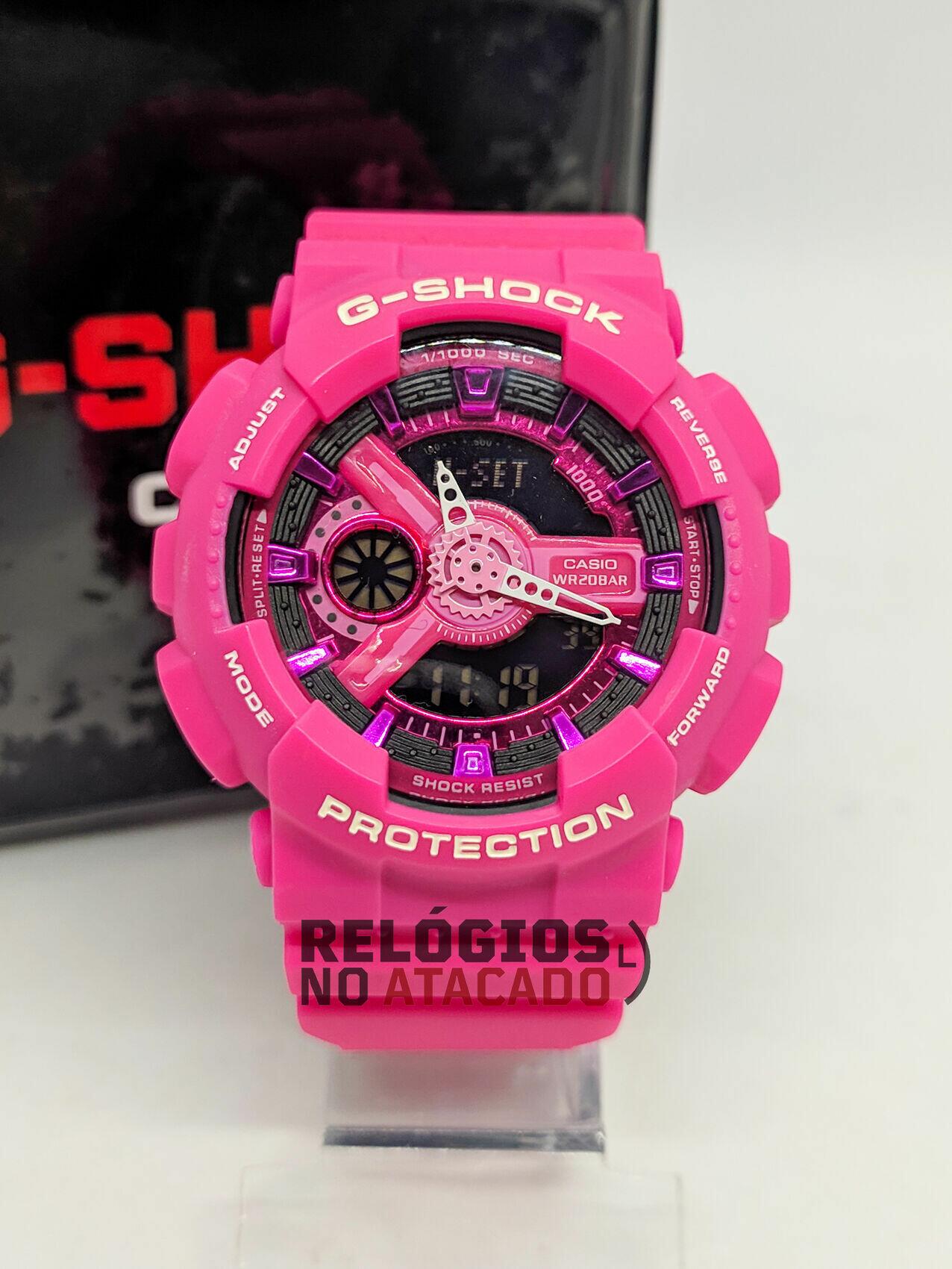 Relógio G-Shock GA110 Pink - 100% Funcional