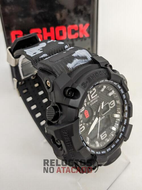 Comprar Relógio G-Shock Mudmaster Preto P/ Camuflada Cinza Claro