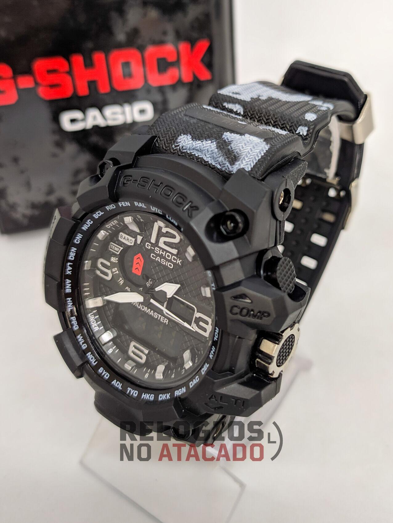 Relógio G-Shock Mudmaster Preto/Vermelha - 100% Funcional a