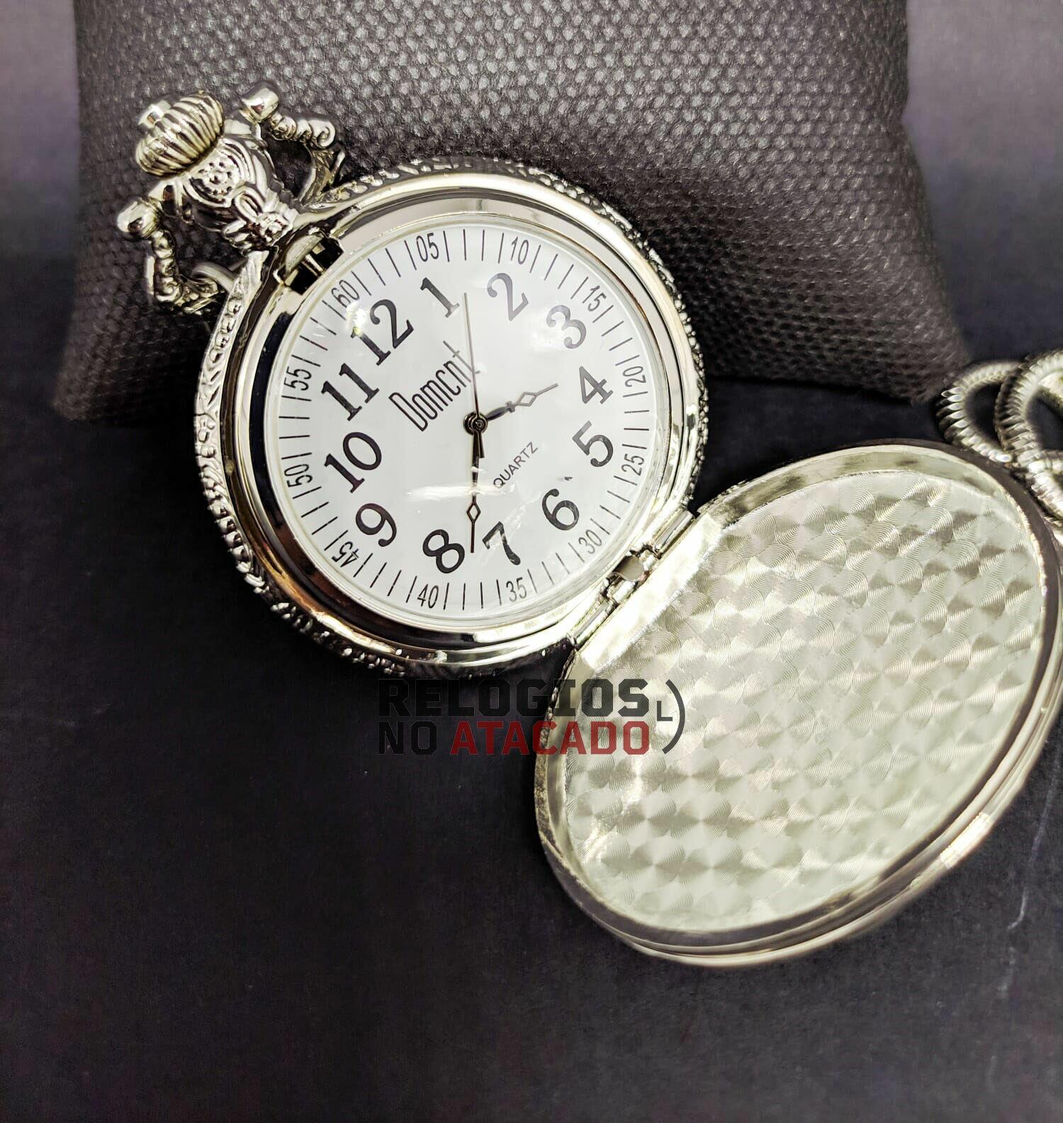 Relógio de Bolso Prata