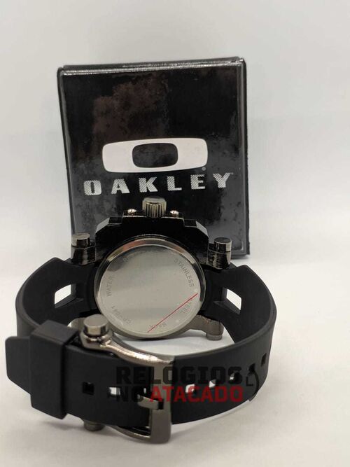Relógio Oakley Gearbox Titanium Vermelho