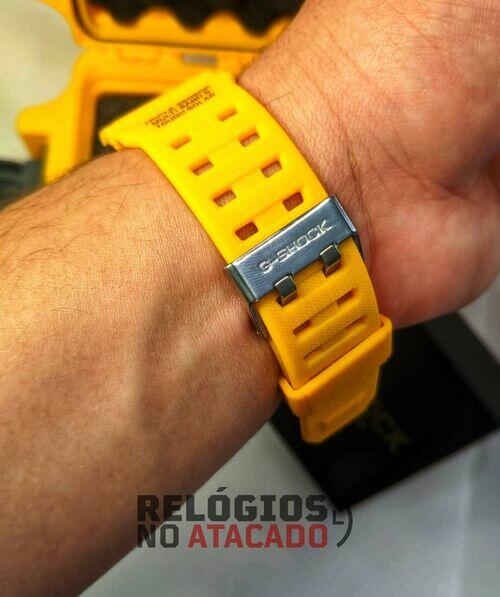 G-shock mudmaster Amarelo/Preto - Linha Gold