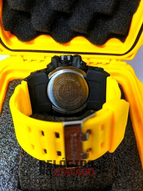 G-shock mudmaster Amarelo/Preto - Linha Gold