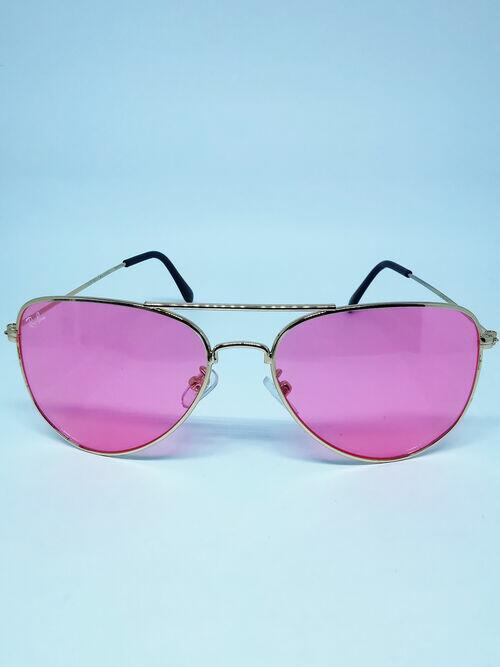 Óculos Ray Ban Round Aviador Dourado / Rosa