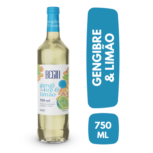 Xarope de Gengibre e Limão para Moscow Mule Begin - 750ml
