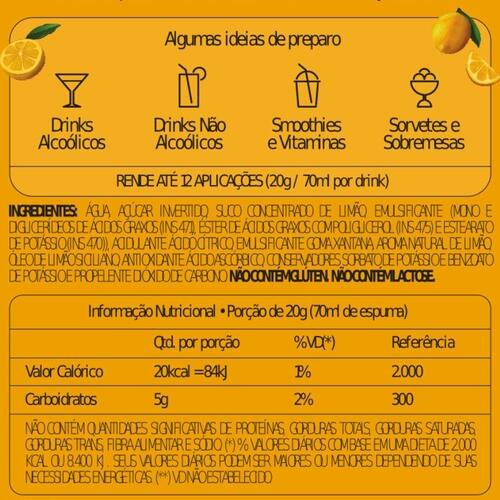 Espuma de Limo Siciliano para Drinks