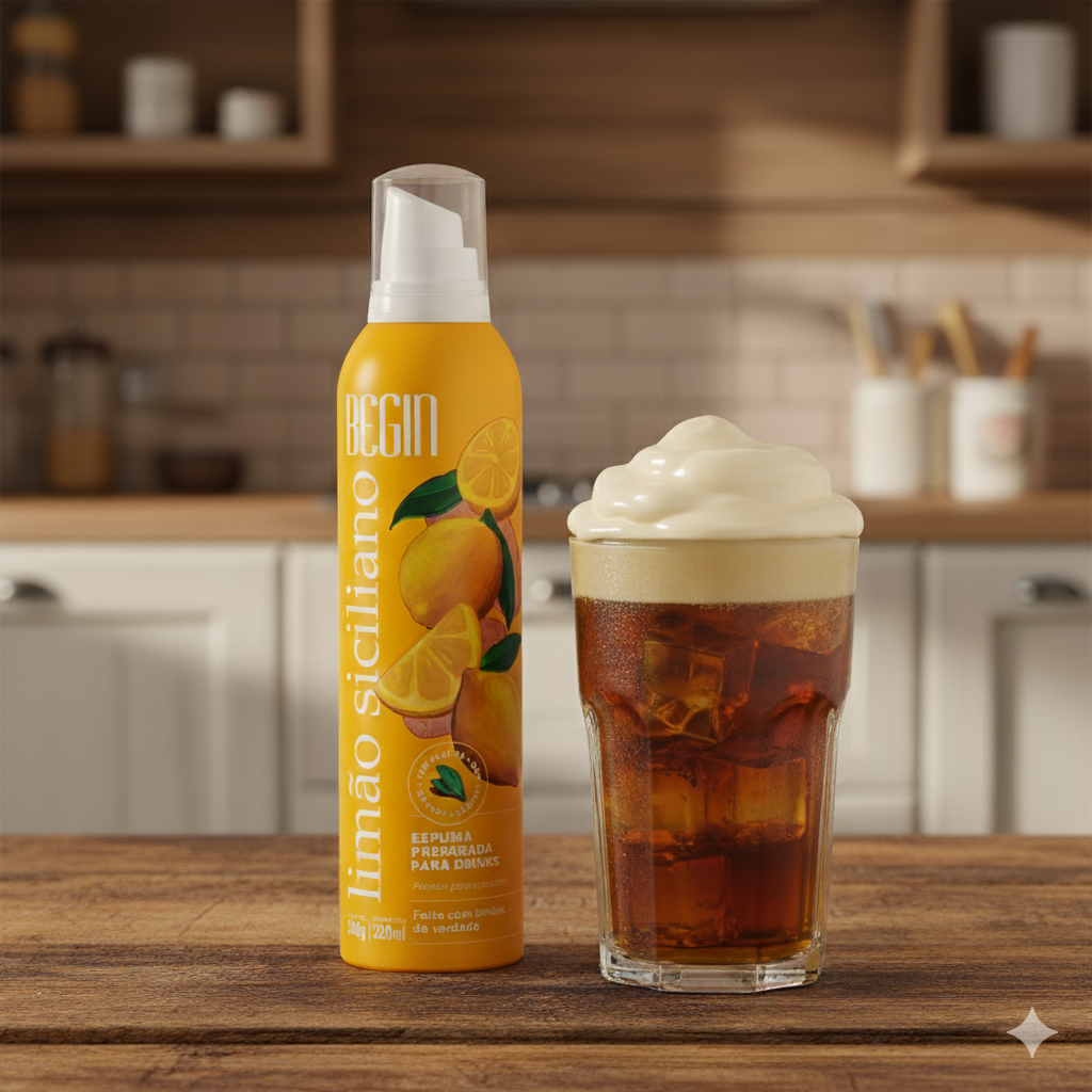 Espuma de Limão Siciliano para Drinks | Begin