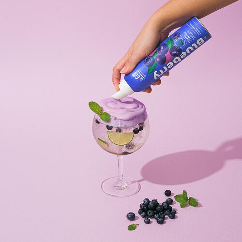 Espuma de Blueberry para Drinks