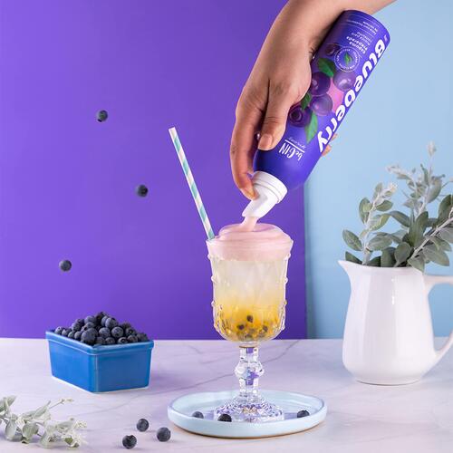 Espuma de Blueberry para Drinks - Combo 3 Unidades