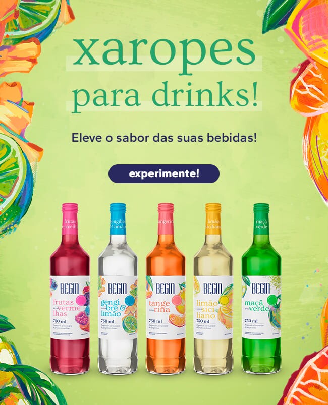 Banner Xaropes para Drinks