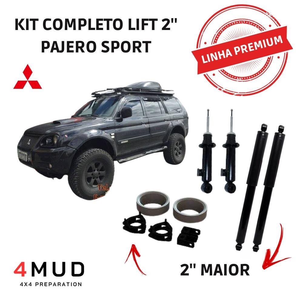 Comprar Kit Lift de Suspensão de 2 Polegadas Pajero Sport - Linha PREMIUM  - a partir de R$2.483,99 - 4MUD - Peças e Acessórios 4x4 Offroad