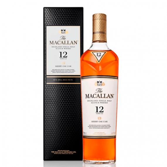Comprar Whisky Macallan 12 anos Sherry Oak Single Malt 700ML - a