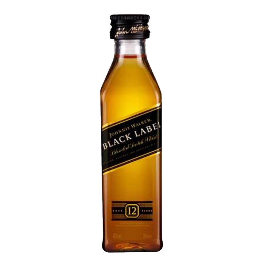 Comprar Whisky John. Walker Black Label Miniatura Plástico 50ML