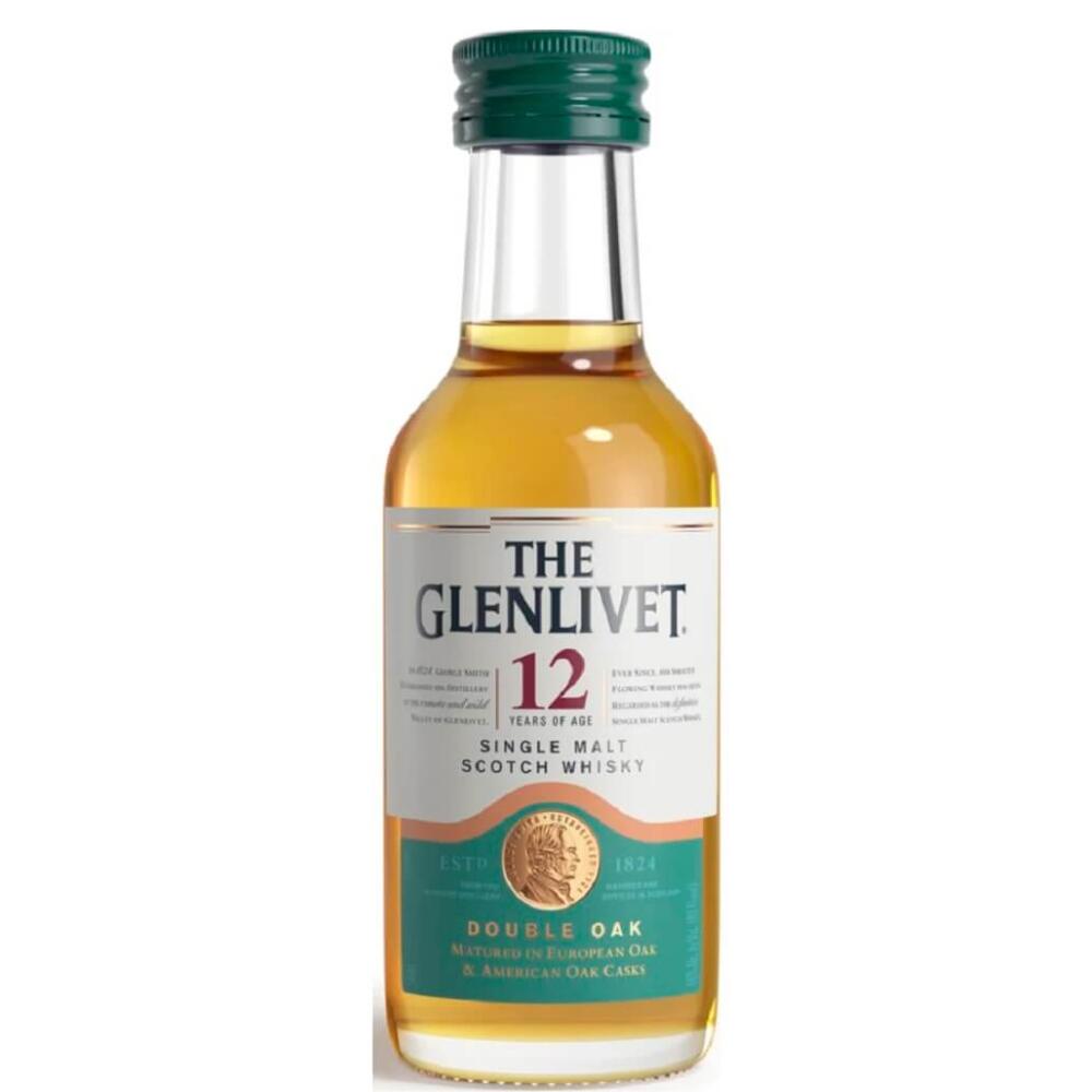Comprar Whisky Glenlivet 12 Anos Single Malt Miniatura Vidro 50ml