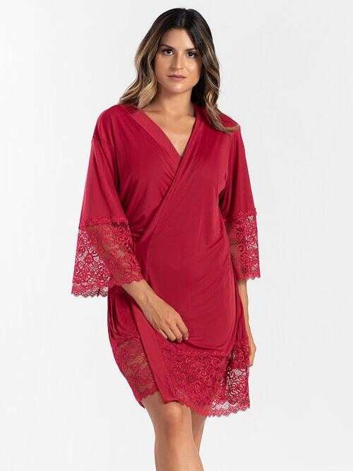 2157 - Robe Renda Acinturado