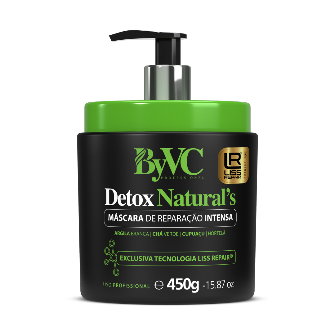 Máscara de Reparação Intensa Detox Natural's ByVC 450g - a partir