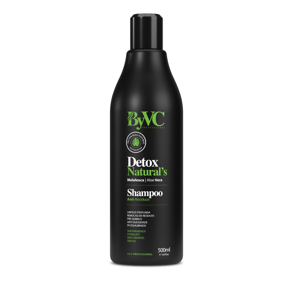 Shampoo Antirresíduos Detox Natural's 500ml ByVC - a partir de R
