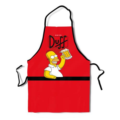 Avental Personalizado para Cozinha: Duff Beer Simpsons