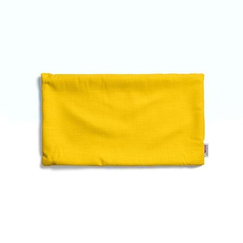 Almofada Retangular Amarela Decorativa Para Sofá 30x50