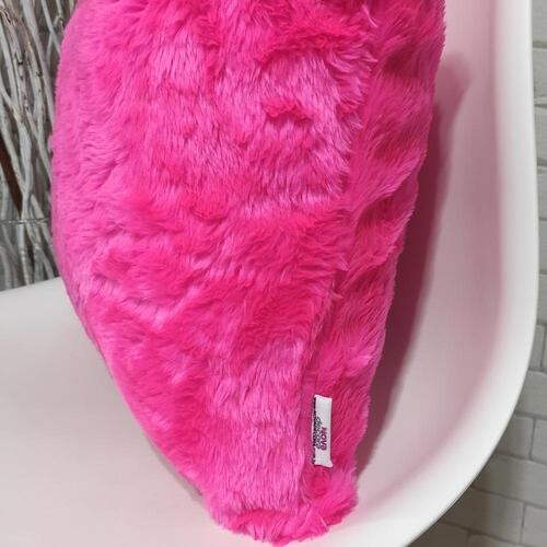 Capa de Almofada de Pelo Pelcia Pelo Curto Luxo Pink