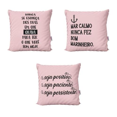 Capas de Almofadas Personalizadas Rosa Nunca se Esquea Para Sof