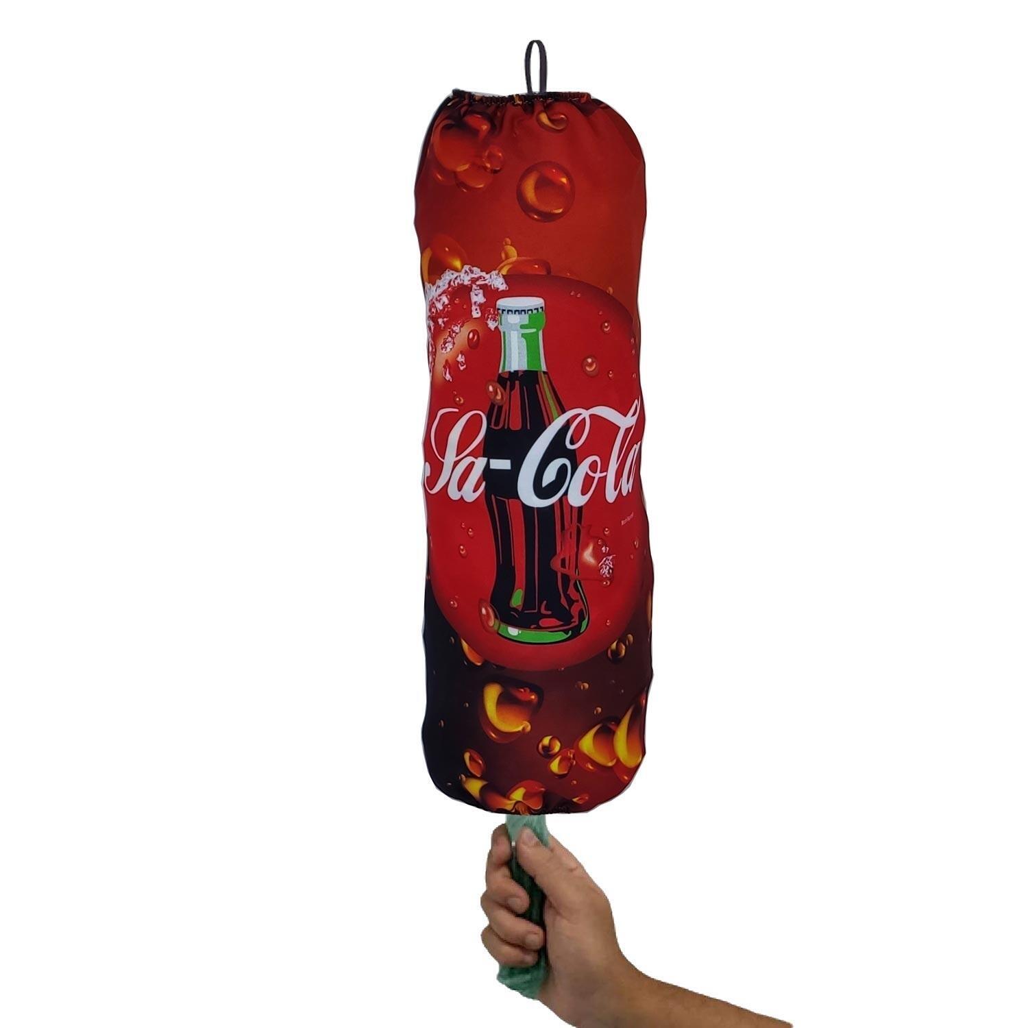 Puxa Saco de Tecido Sa-Cola Dispenser Porta Sacolas Divertido