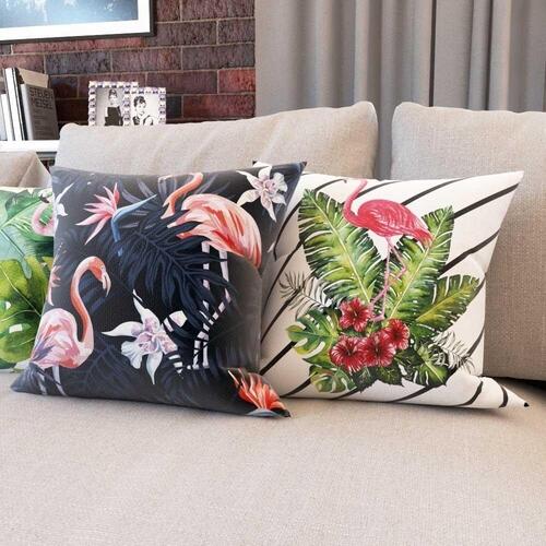 Almofadas Flamingos Decorativas Para Sof