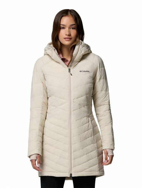 Comprar Jaqueta Columbia Feminina Mid Joy Peak II Longa com Capuz Bege