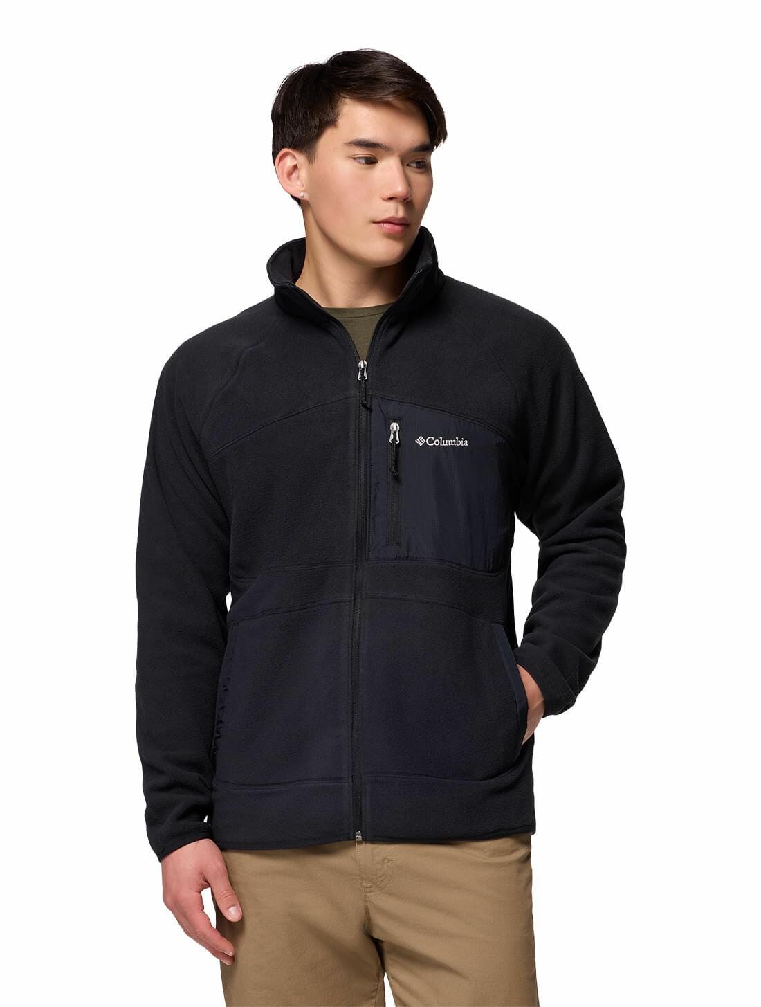 Jaqueta Fleece Columbia Masculina Fast Trek Overlay