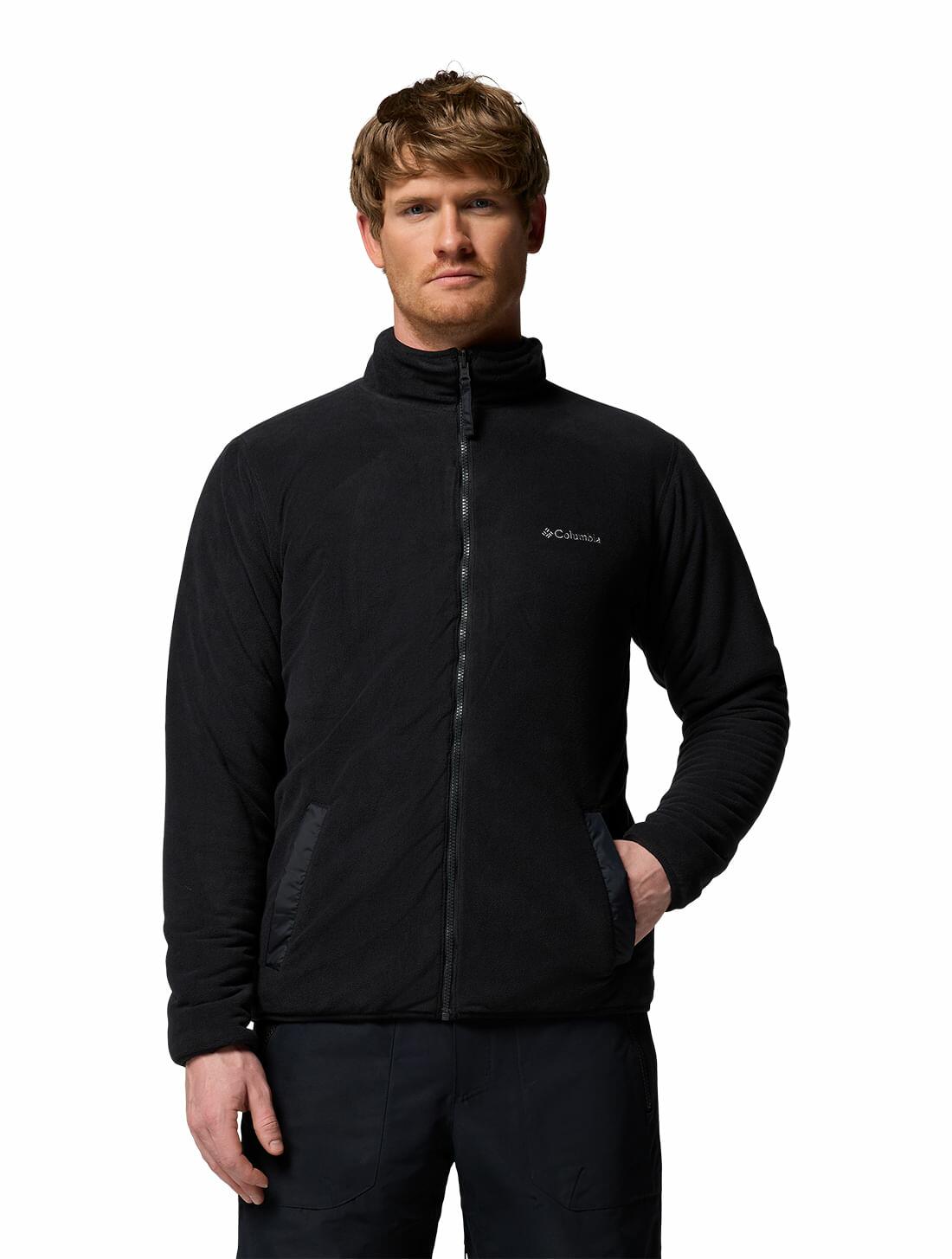 Jaqueta Fleece Columbia Masculina Winter Pass Reversível