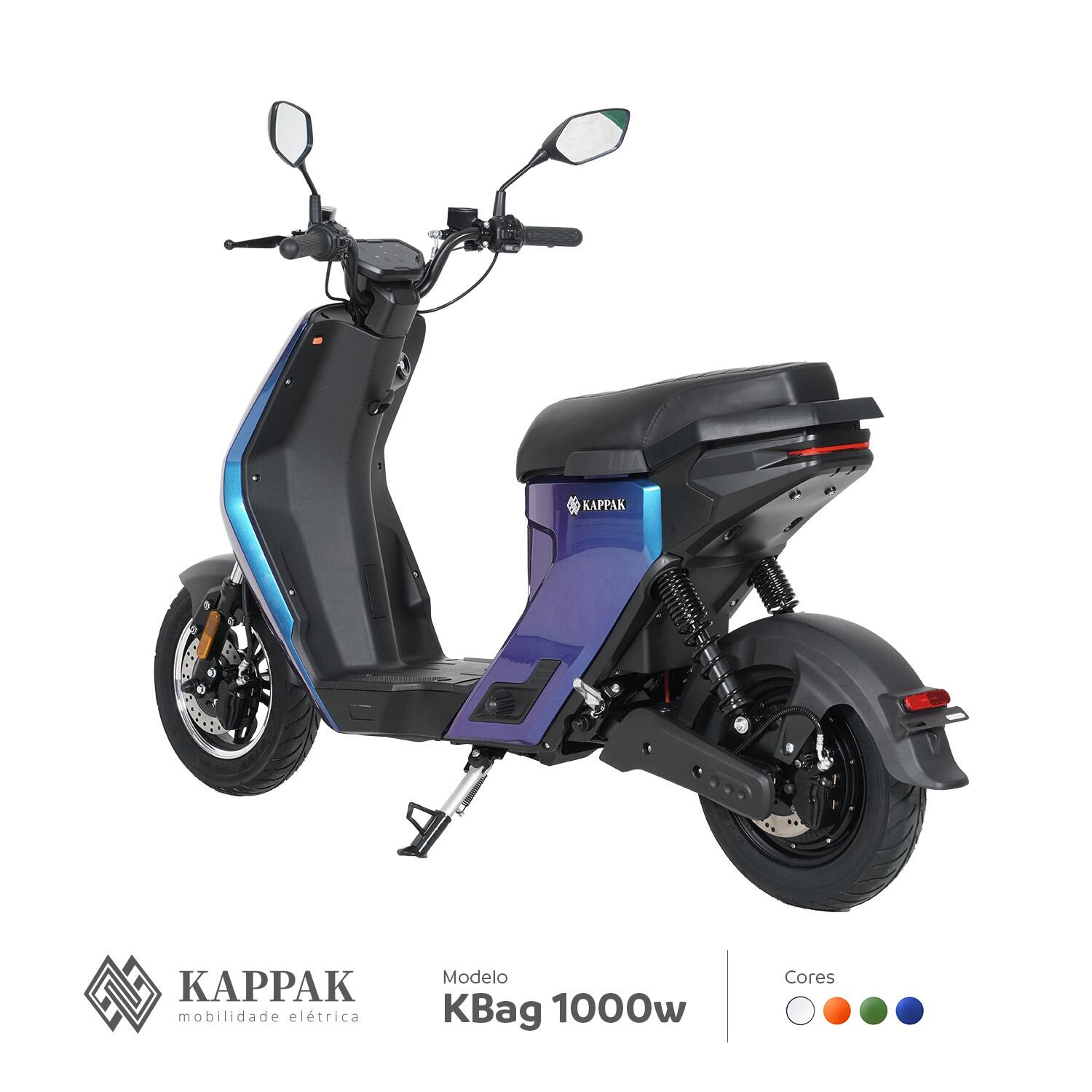 Scooter Elétrica KAPPAK K-bag 1000W Autopropelido Sem CNH