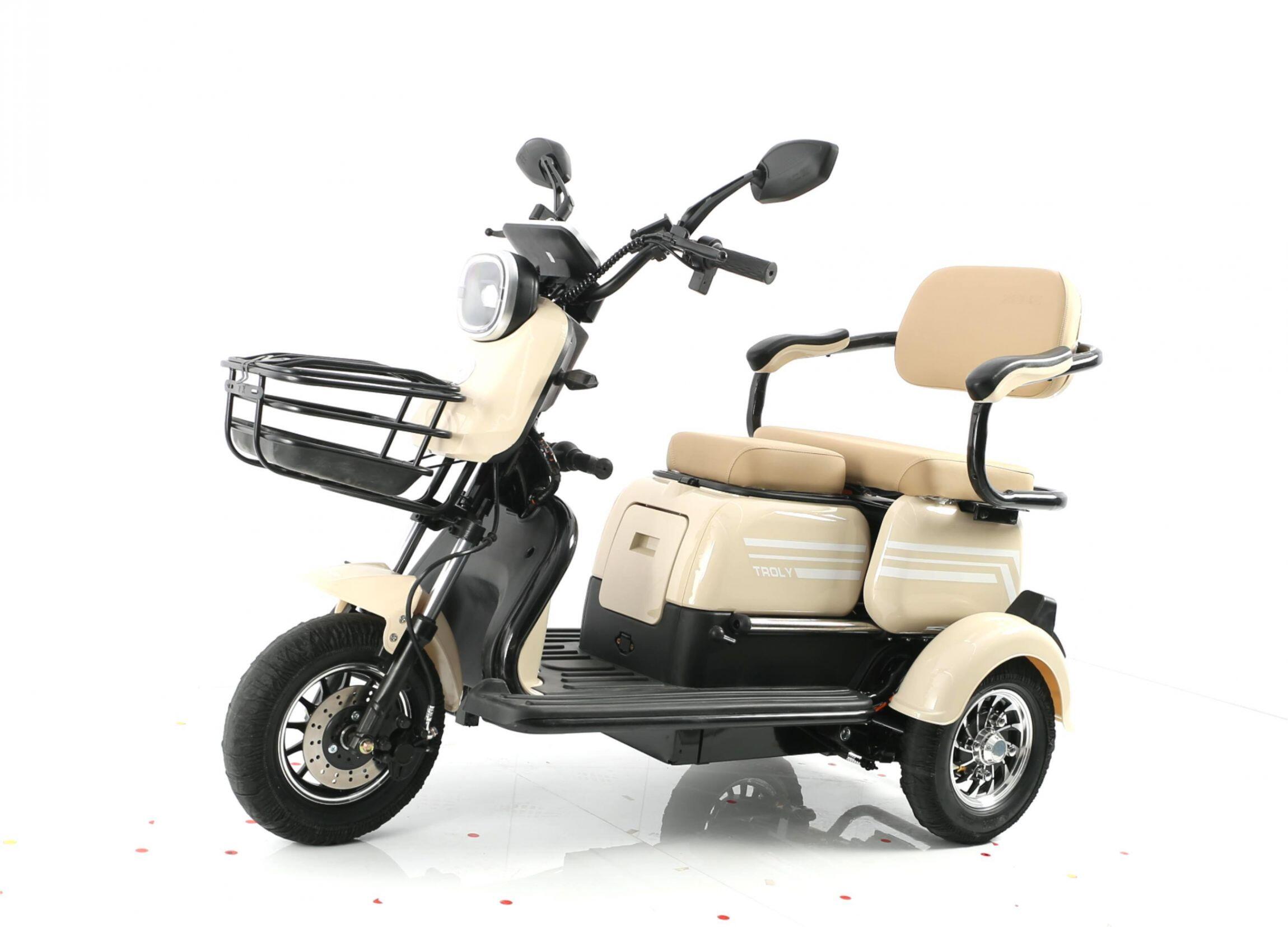 Triciclo Elétrico Veloster LUPY 1000W Autopropelido sem CNH