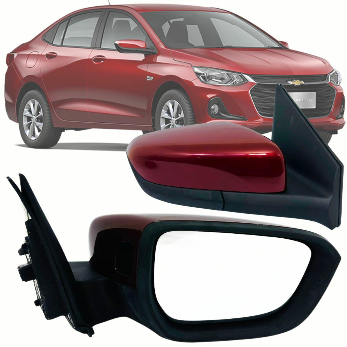 Retrovisor Direito Onix 2019 2023 Sensor Ponto Cego C/Capa