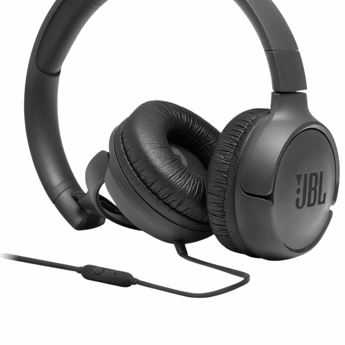 Headphone com Fio JBL Tune500 - Pure Bass Preto - R$266,67